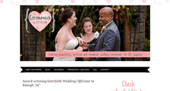 Desktop Screenshot of ceremoniesbykatherine.com